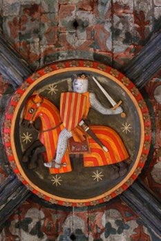 Section of ceiling, Gerona