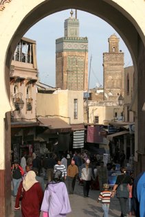 Street scene, Fez