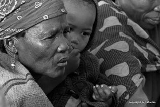Woman and child