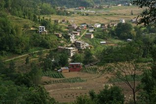 Village scene